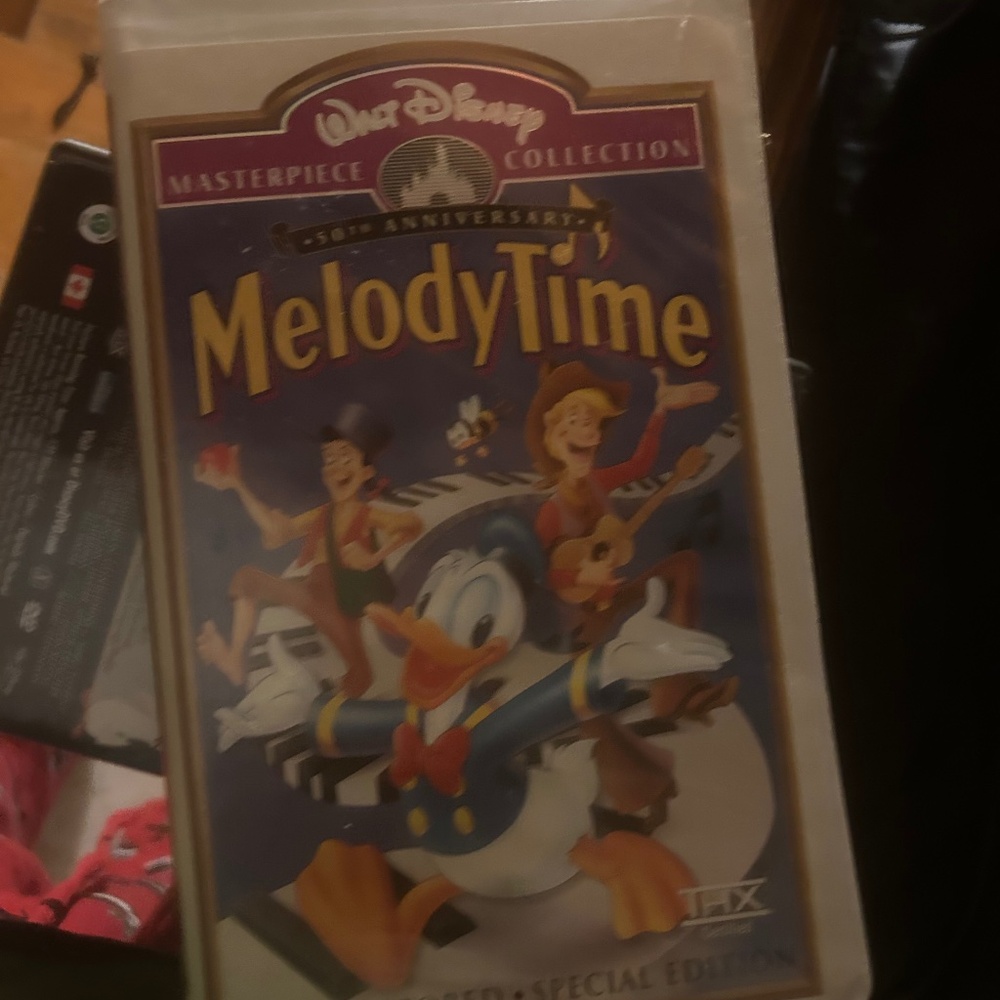 Disney VHS 2/$10 or 6/$20 Melody Time (Masterpiece 50th Anniversary)